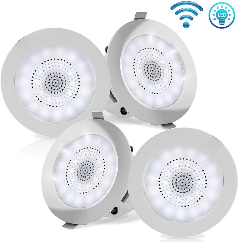 The Top 10 Bluetooth Ceiling Speakers In 2024   Pyle PDIC4CBTL4B 4” In Ceiling 2 Way Speakers 768x780 